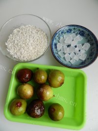 自制冰糖无花果粥做法图解1)