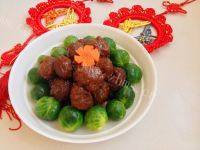 孢子甘蓝小肉圆做法图解10)