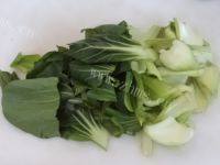 家常菜杏鲍菇炒油菜做法图解3)