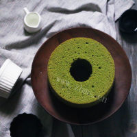 自制抹茶戚风蛋糕