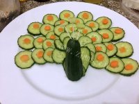 家常菜凉拌黄瓜片做法图解5)