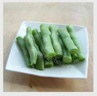 口感好的干煸四季豆做法图解2)