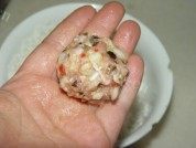 软软的糯米丸子做法图解3)
