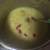 美味的红薯小米粥