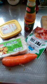 韩式泡菜炒年糕做法图解1)