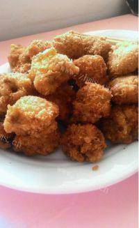 美味的炸鸡块