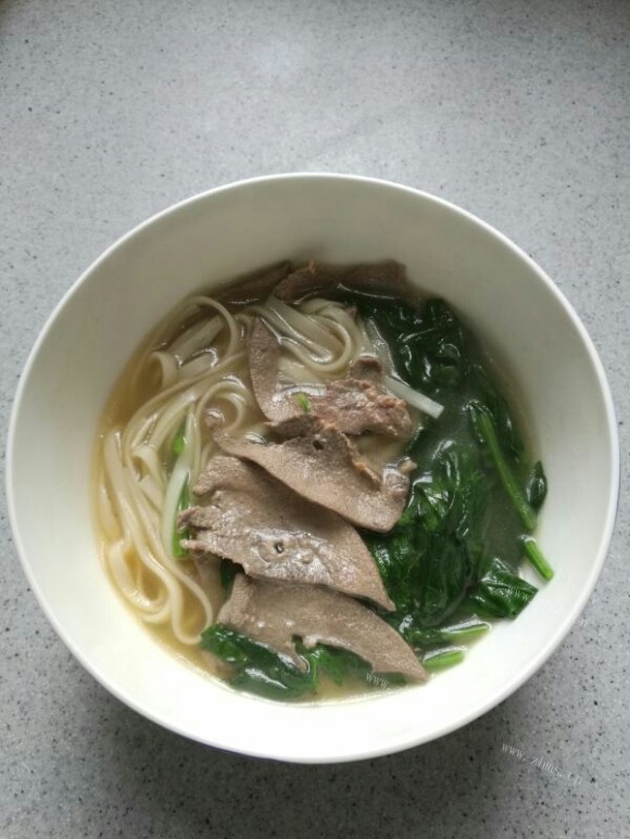 珍馐美味的猪肝面