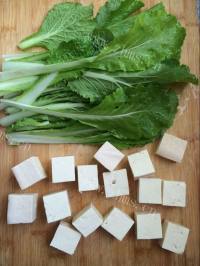 香飘十里的小白菜炖豆腐做法图解1)