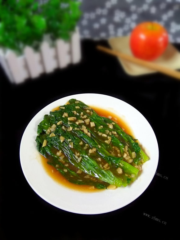 喷香的蚝油生菜