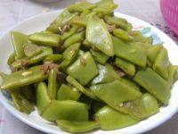 家常菜扁豆角炒肉