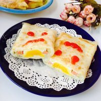 美味火腿烘蛋松饼做法图解13)