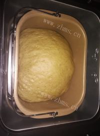 清新的和风抹茶吐司做法图解8)