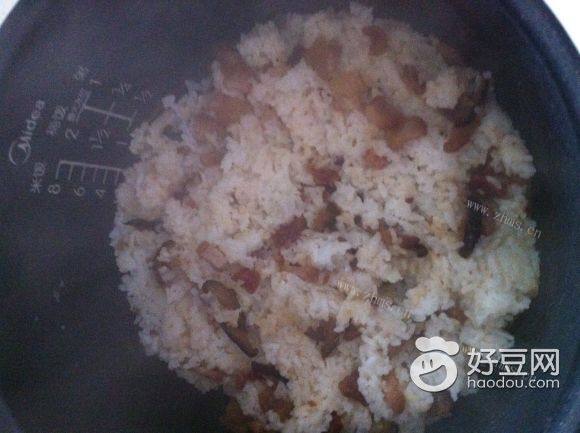 简易的腊味饭