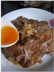 美味的凉拌麻辣牛肉