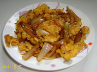 家常菜圆葱炒鸡蛋