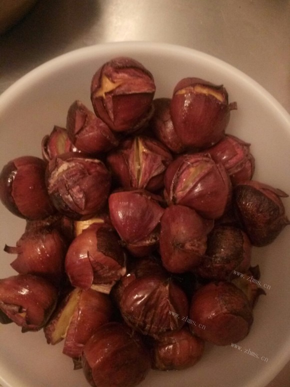 清爽的糖烤栗子