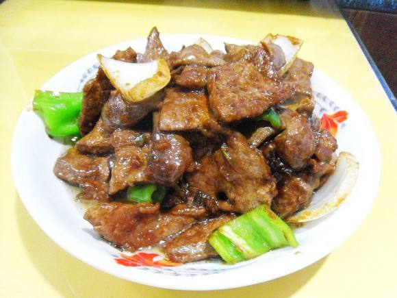 回味无穷的酱爆猪肝