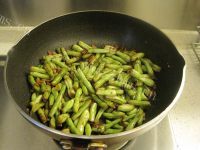 家常菜肉末炒四季豆