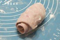 DIY紫薯玫瑰花卷做法图解9)