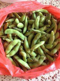 下酒菜盐水毛豆做法图解1)