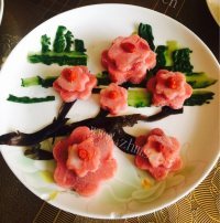 美味的火腿拼盘做法图解4)