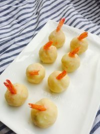 别样的鲜虾土豆泥做法图解9)