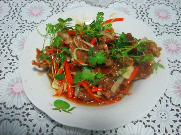 营养丰富的锅包肉
