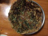自己做的香椿蛋饼