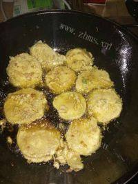 美味的炸茄盒