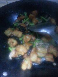 自创肉末油条