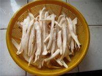 家常菜杏鲍菇炒腊肉做法图解1)