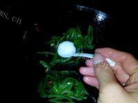 家常菜炒芥菜做法图解5)