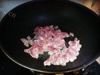 简单版四季豆炒肉做法图解3)