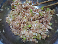 自制香煎藕饼做法图解4)