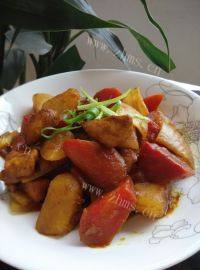 美味的咖喱鸡块