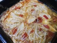 美味的火腿鸡蛋面