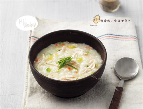 韩式鸡肉粥