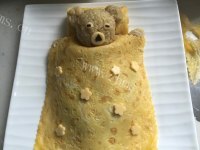 美味可口小熊咖喱牛肉蛋包饭做法图解12)