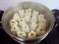 自制版家庭版烧麦做法图解17)