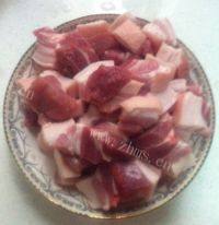 家常菜干豆角烧肉做法图解1)