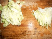 美味的芽白炒米粉做法图解3)