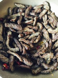 秘制麻辣牛肉干做法图解9)