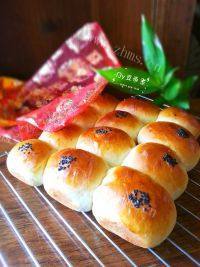 美味蜜奶小餐包做法图解8)