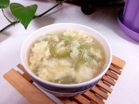 营养丰富的丝瓜鸡蛋汤做法图解9)
