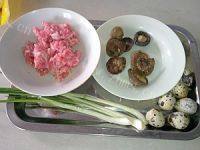 家常菜香菇肉末蒸蛋做法图解1)
