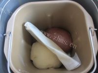自制可可双色吐司做法图解6)
