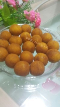 美味的香芋地瓜丸