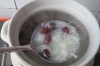 酥嫩山药红枣粥做法图解8)