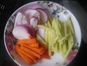 里脊肉炒三丝做法图解2)