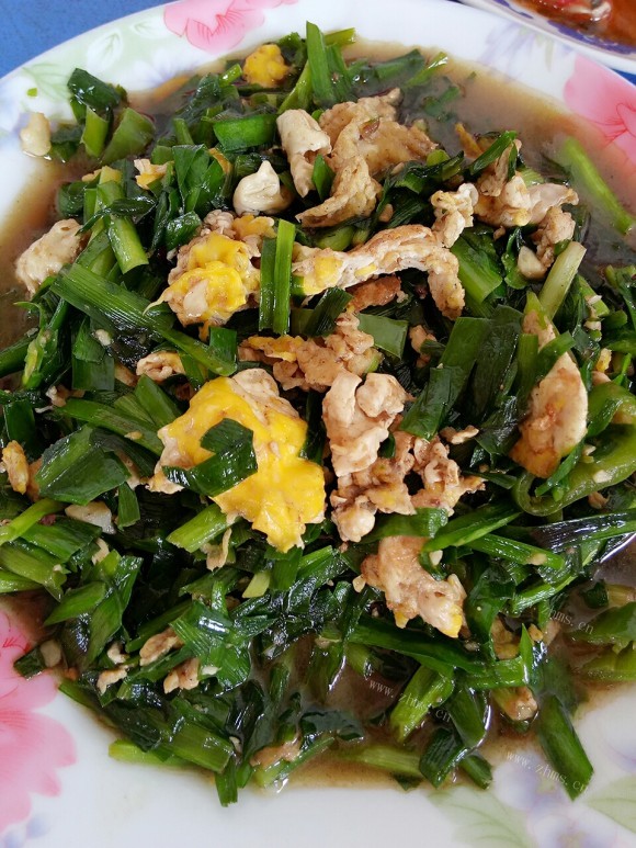 五味俱全的韭菜炒蛋